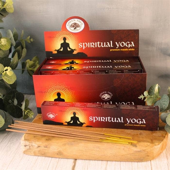 Green Tree Spiritual Yoga Natural Incense 15 grams