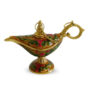 Brass Lamp Alladin Meena Color 12cm
