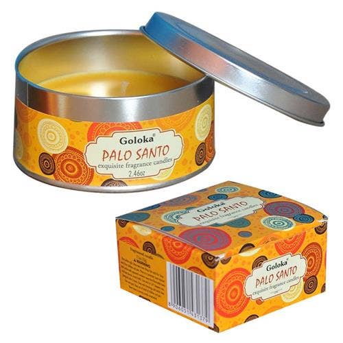 Goloka Palo Santo Soja Wax Candle Tin