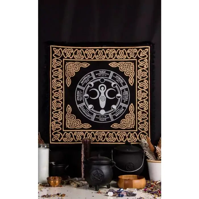 Altar Cloth Wheel of the Year 60cmx60cm