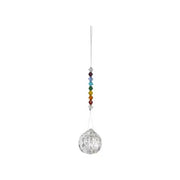 HANGING CRYSTAL CUT GLASS CHAKRA