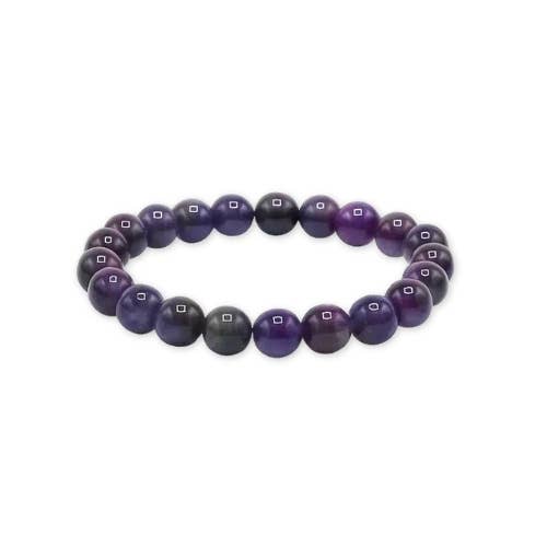 Dark Amethyst beaded Bracelet 6 mm - South Africa