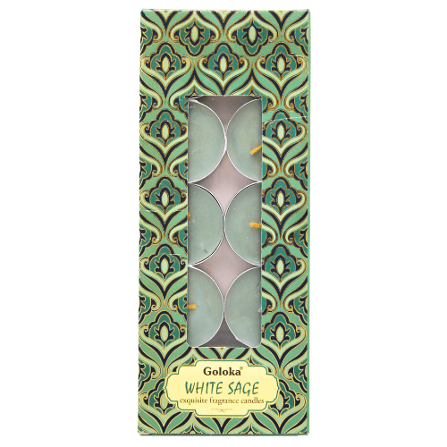 Goloka White Sage Tealights 10 pcs