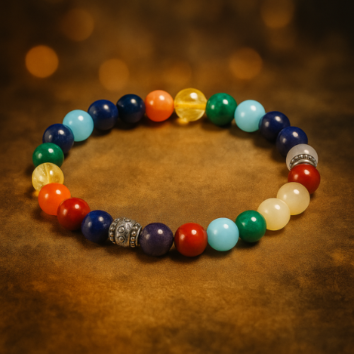 7 Chakra Premium Mix Bracelet 8 mm - Worldwide