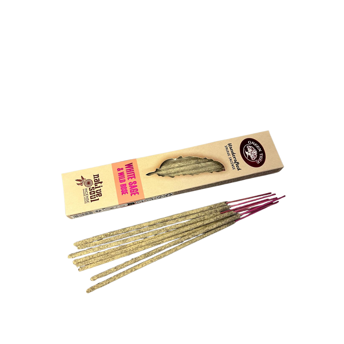 Smudge Incense Native Soul White Sage & Wild Rose 15gr