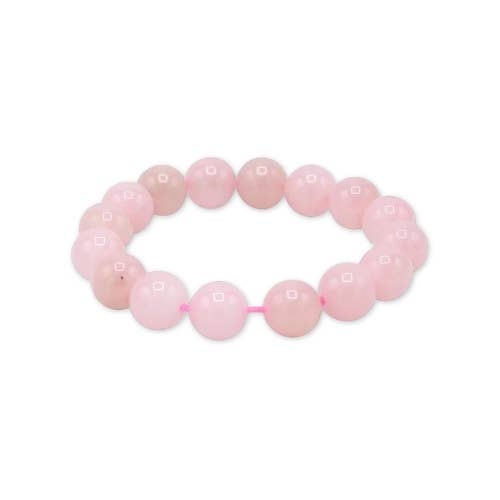 Rose Quartz beaded Bracelet 6 mm - Madagascar