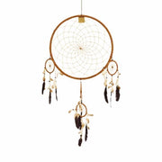 Leather dreamcatcher (40cm diameter)
