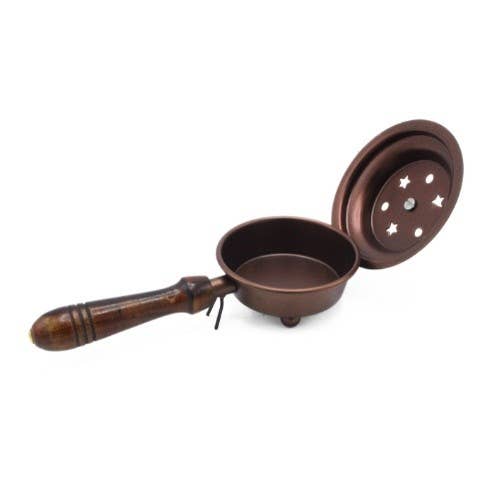Copper Incense Pan with Handle