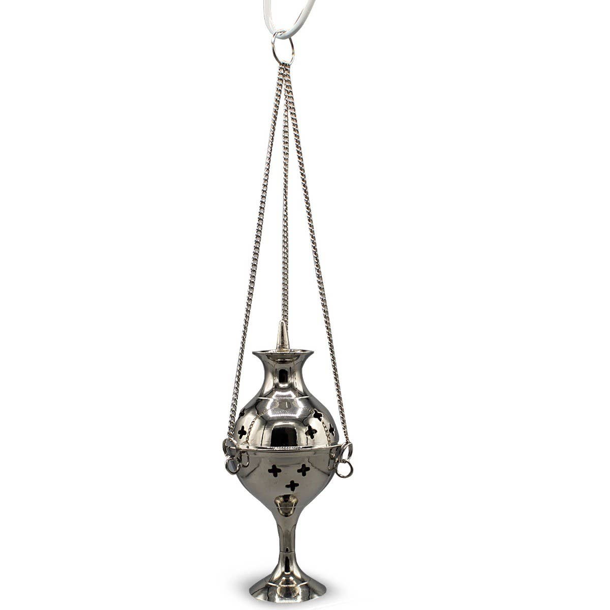 Chrome Hanging Incense Holder (12.5cm)