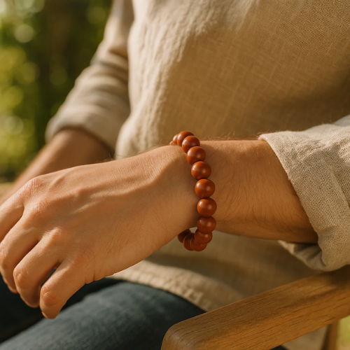 Red Jasper beaded Bracelet 6 mm - South Africa
