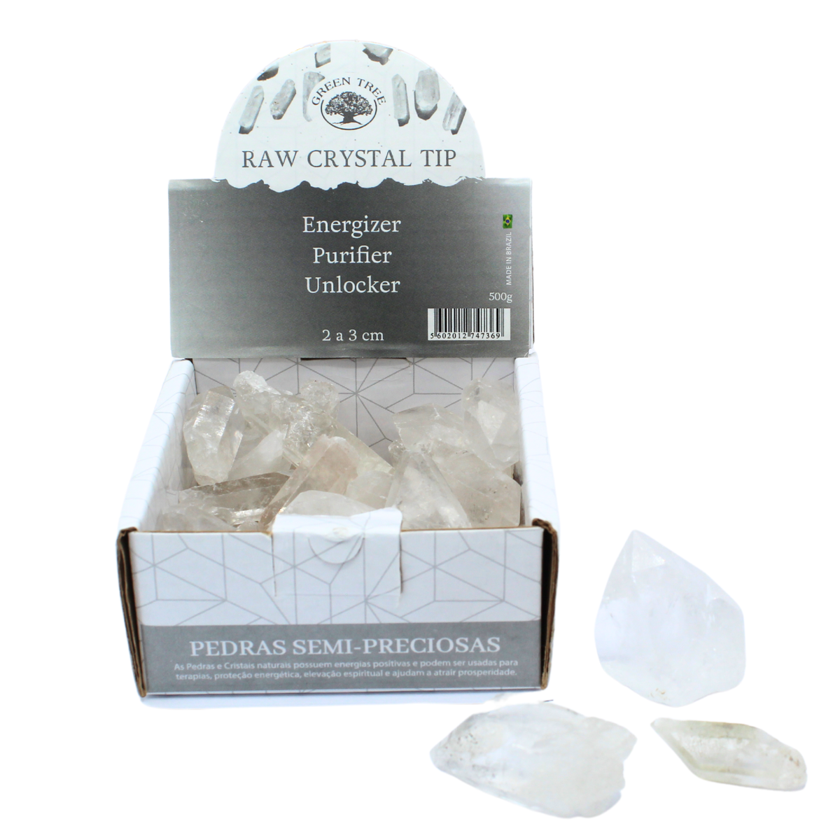 Point Crystal Tumbled Display 500g