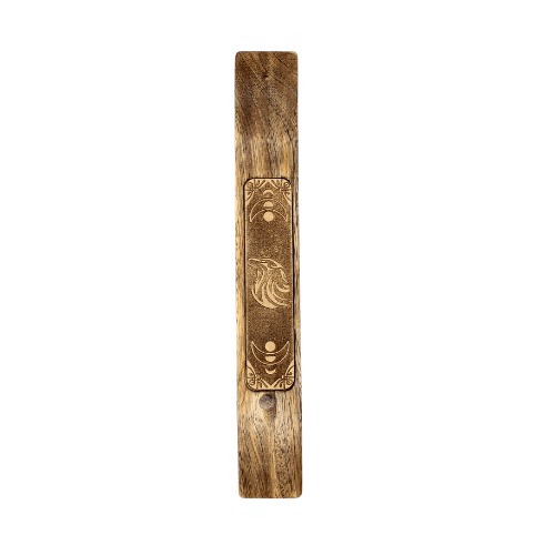 Mango Wood Incense Holder - Wolf