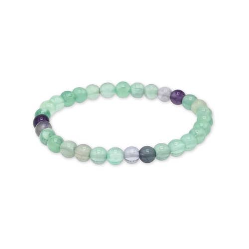 Fluorite Multi beaded Bracelet 8 mm - China