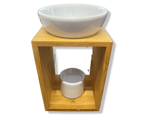Modern design Aromaburner wood  (8x10x17cm)