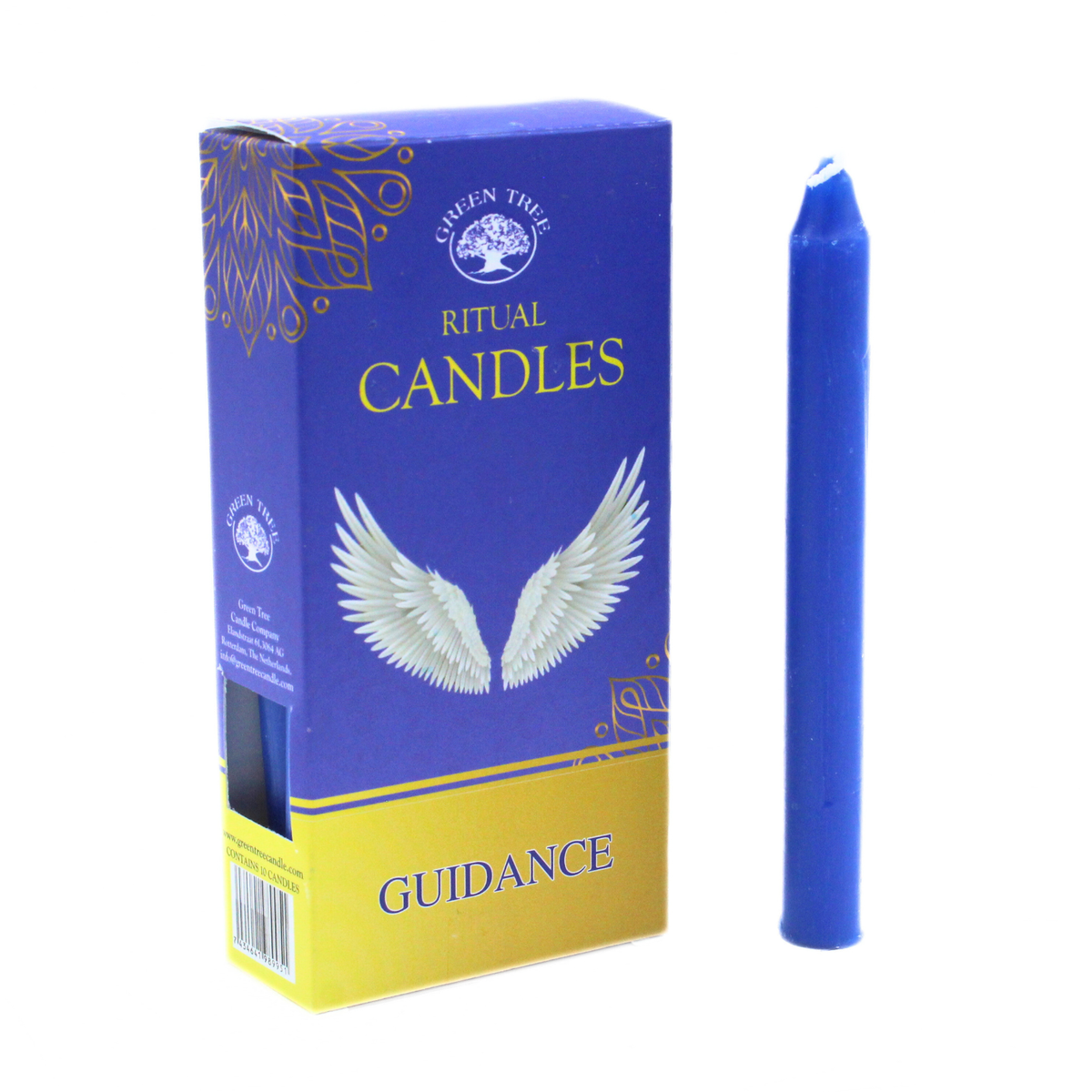 Green Tree Ritual Candles Guidance 10 pack
