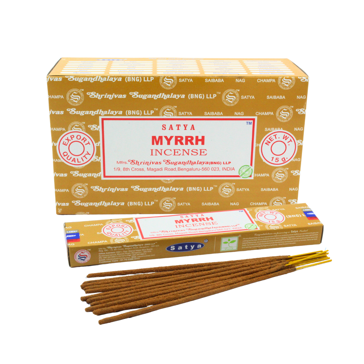 Satya Myrrh Incense 15 grams