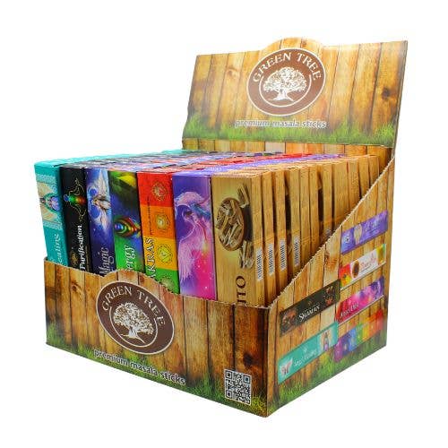Green Tree Incense Display Pack 3 - 84 pcs