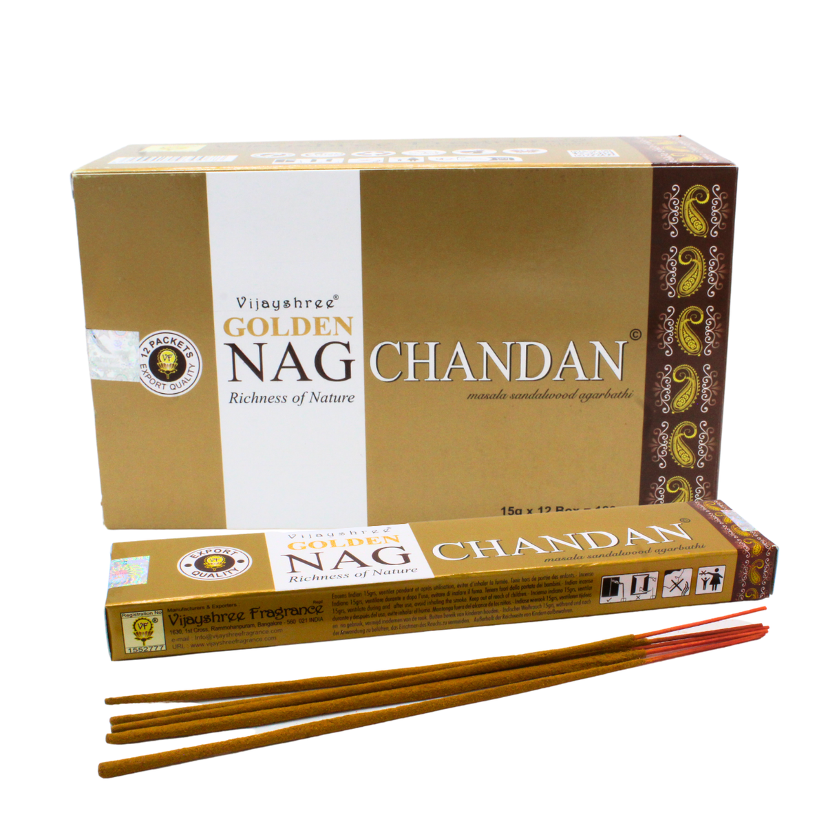 Golden Nag Chandan Incense 15 grams