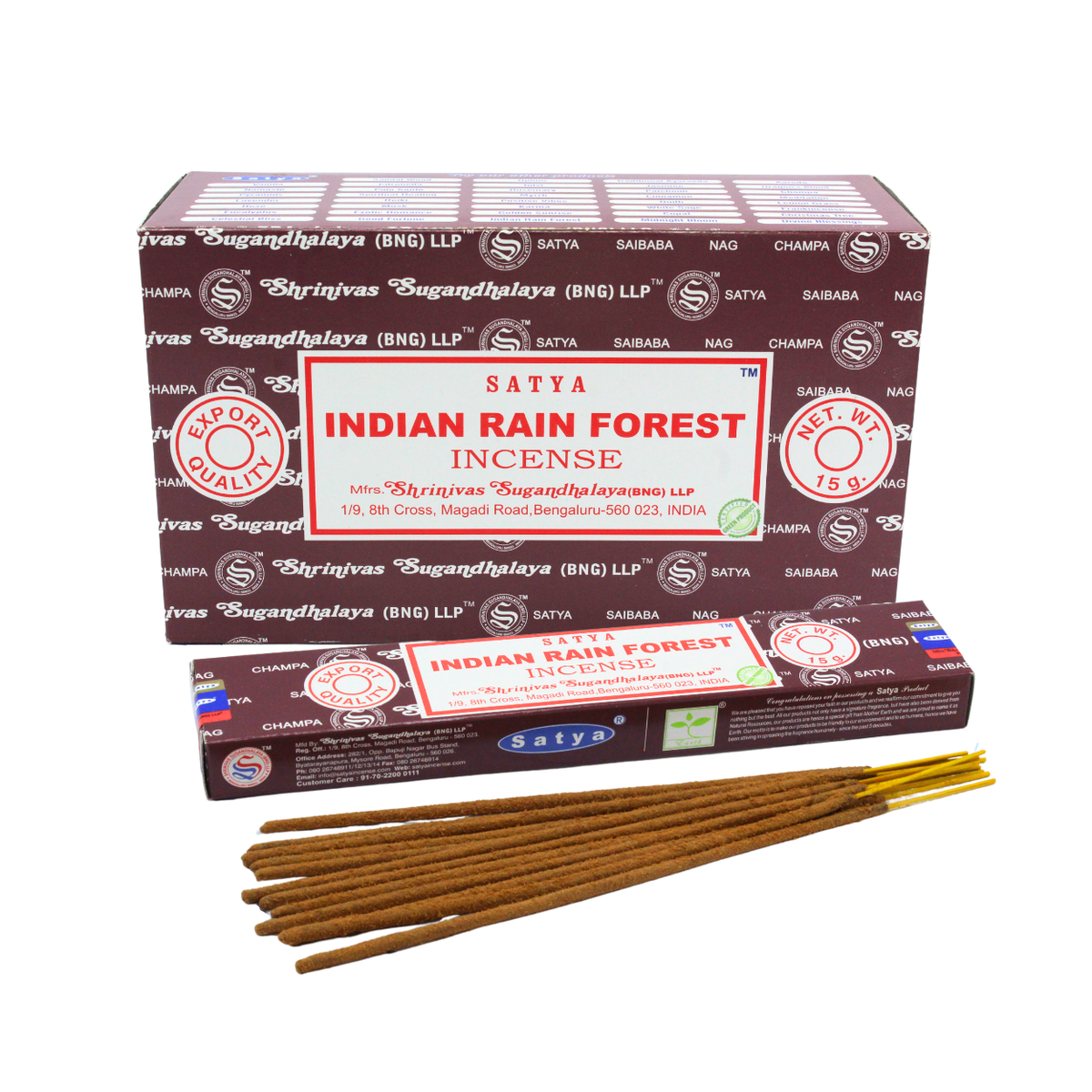 Satya Indian Rain Forest Incense 15 grams