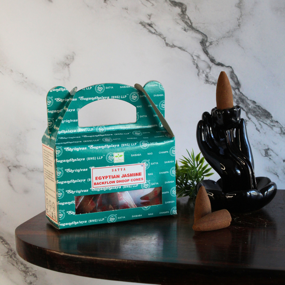 Satya Egyptian Jasmine  Backflow Dhoop Cones
