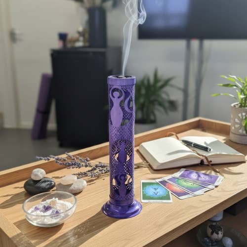 Iron Incense Tower Burner Goddess