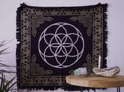 Cotton Altar cloth 60 x 60 cm Seed of Life