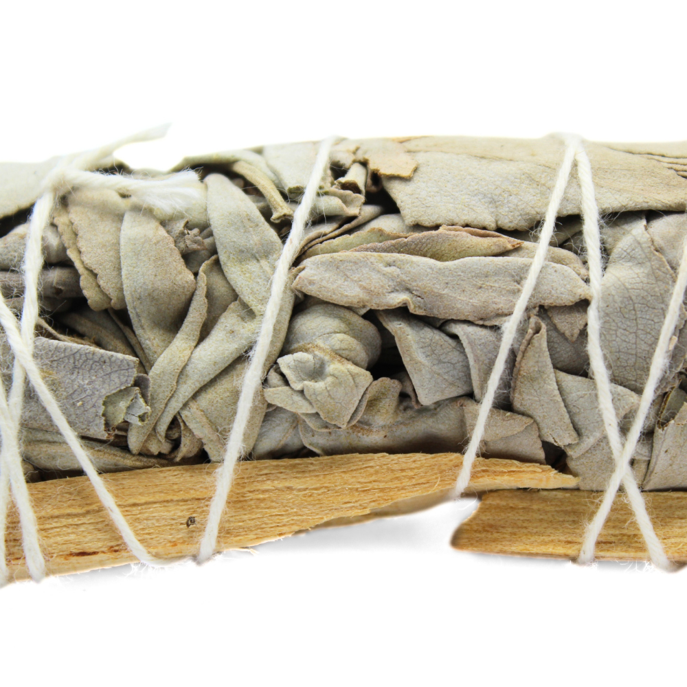 White Sage & Palo Santo  Smudge Stick 10cm (price per pc)