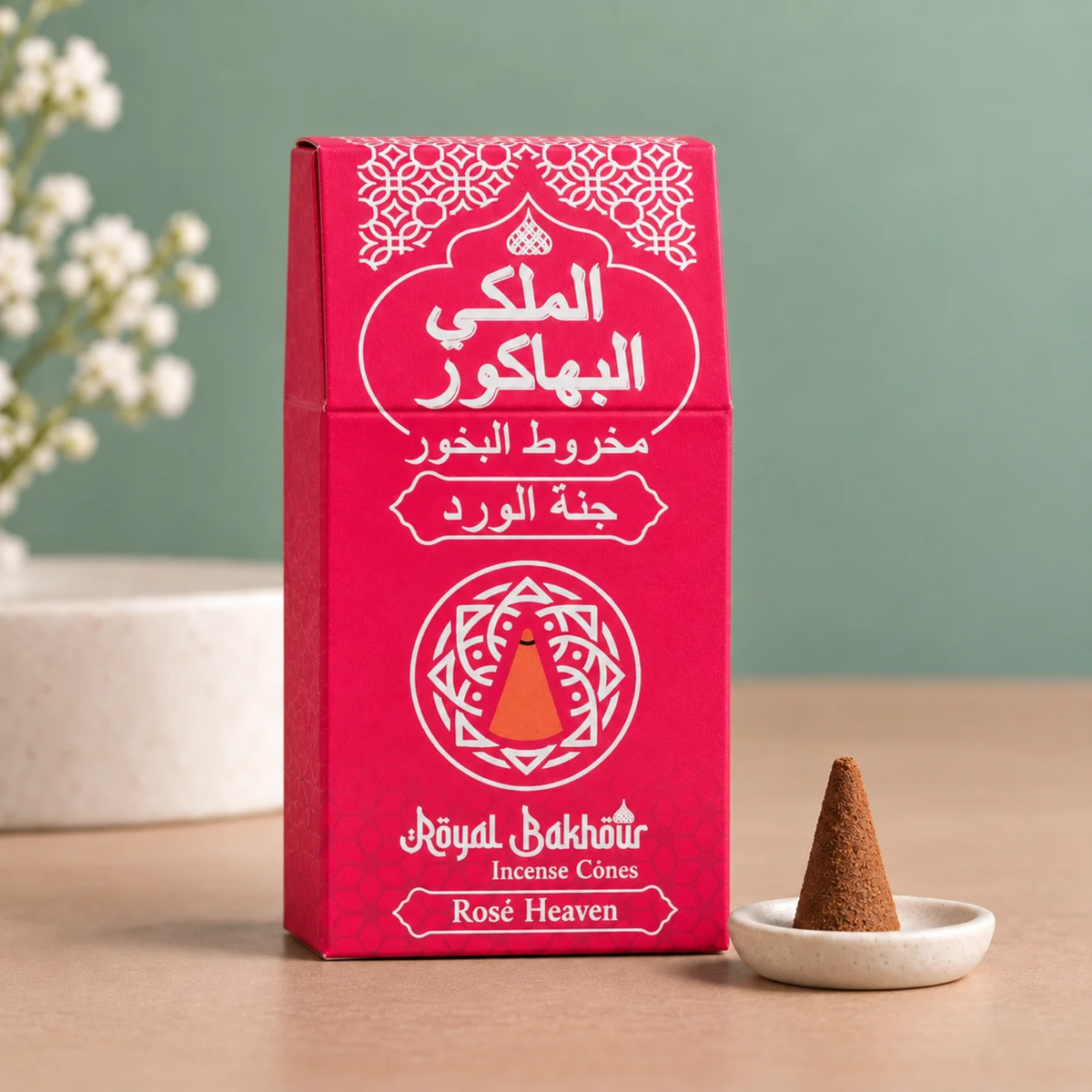 Royal Bakhoor Cones Rose Heaven