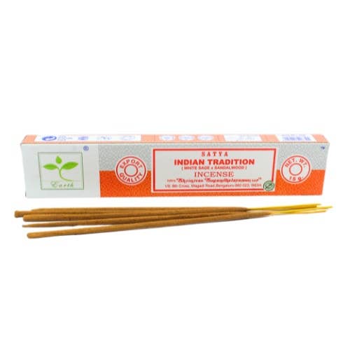 Earth Satya Indian Tradition Incense 15 Gms