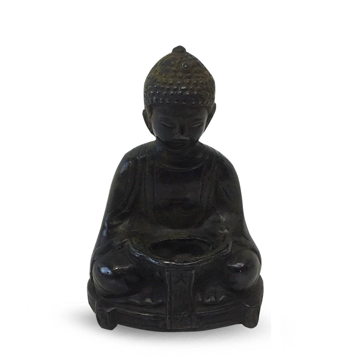 Buddha Cones Incense Burner with Cola Finish