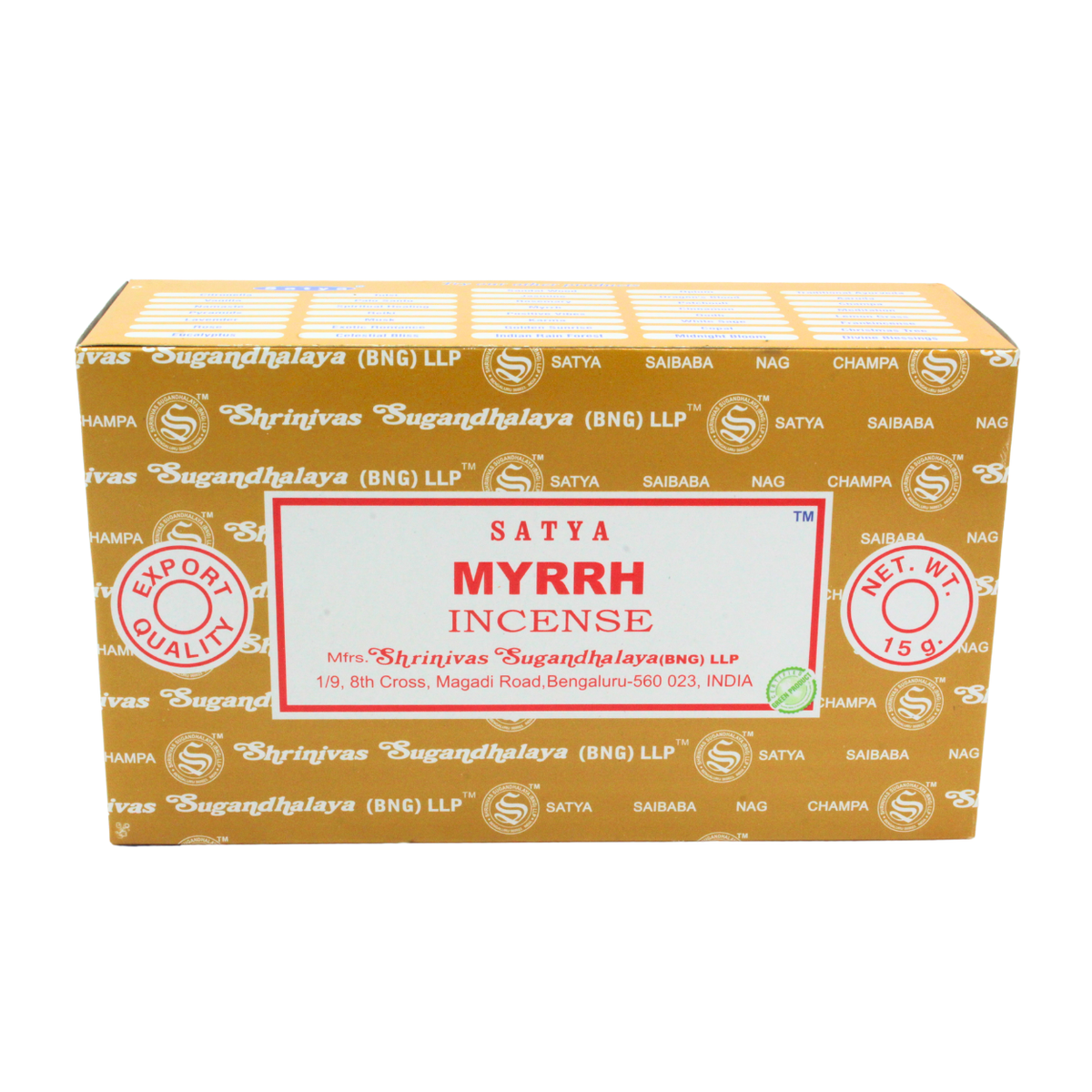 Satya Myrrh Incense 15 grams