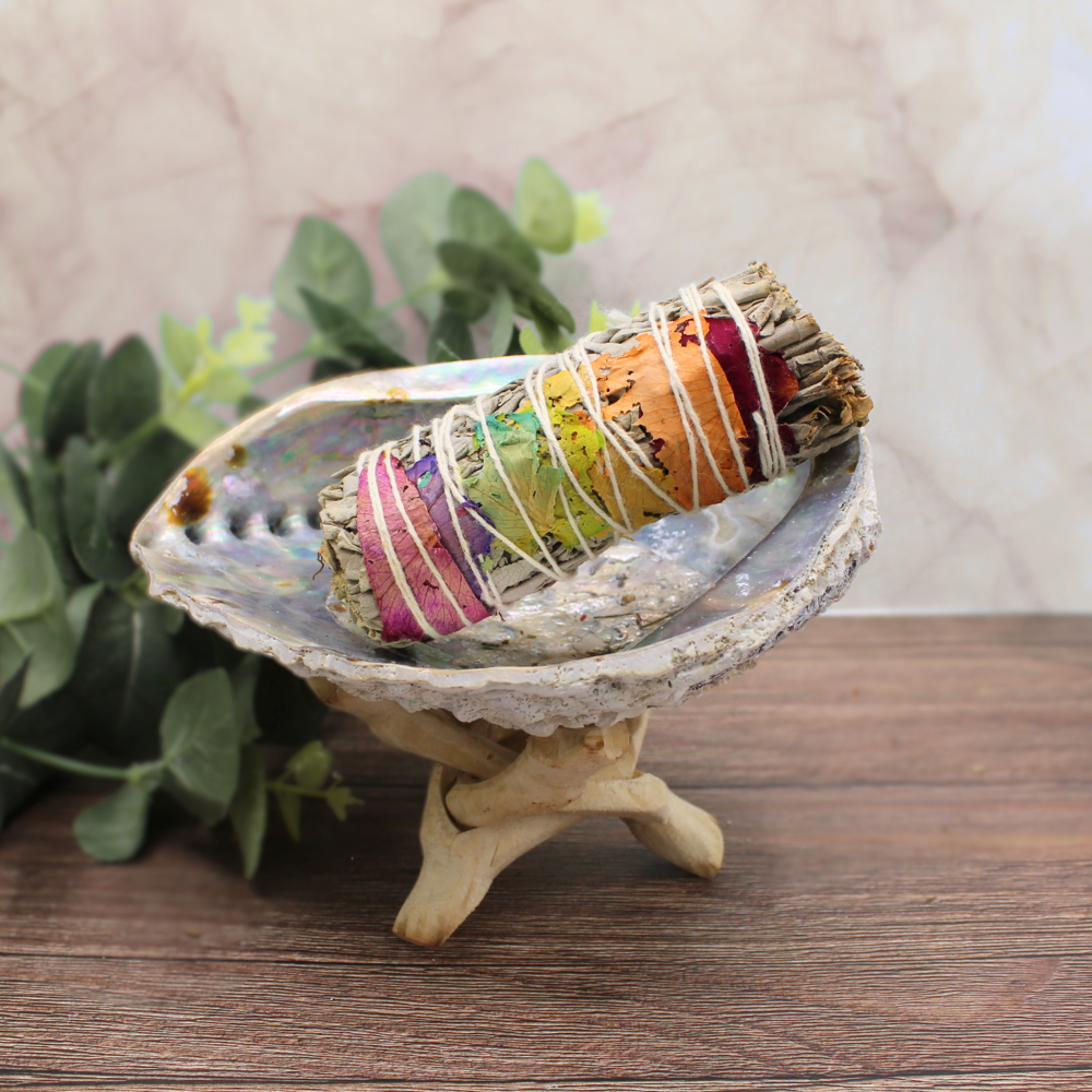 7 Chakra White Sage Smudge Stick 10cm (price per pc)