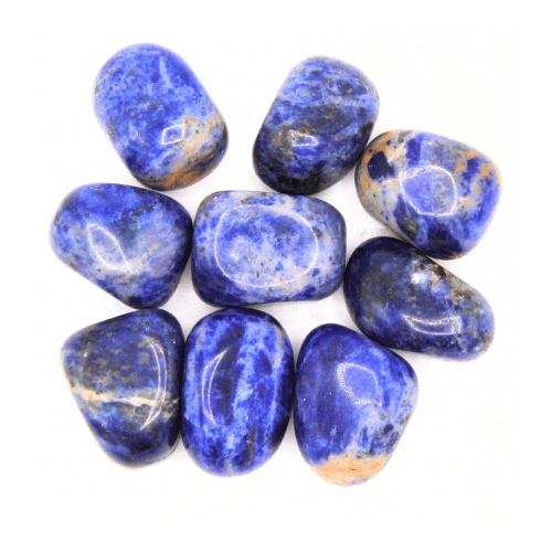 Sodalite 'A' Tumbled Stones 200 gr