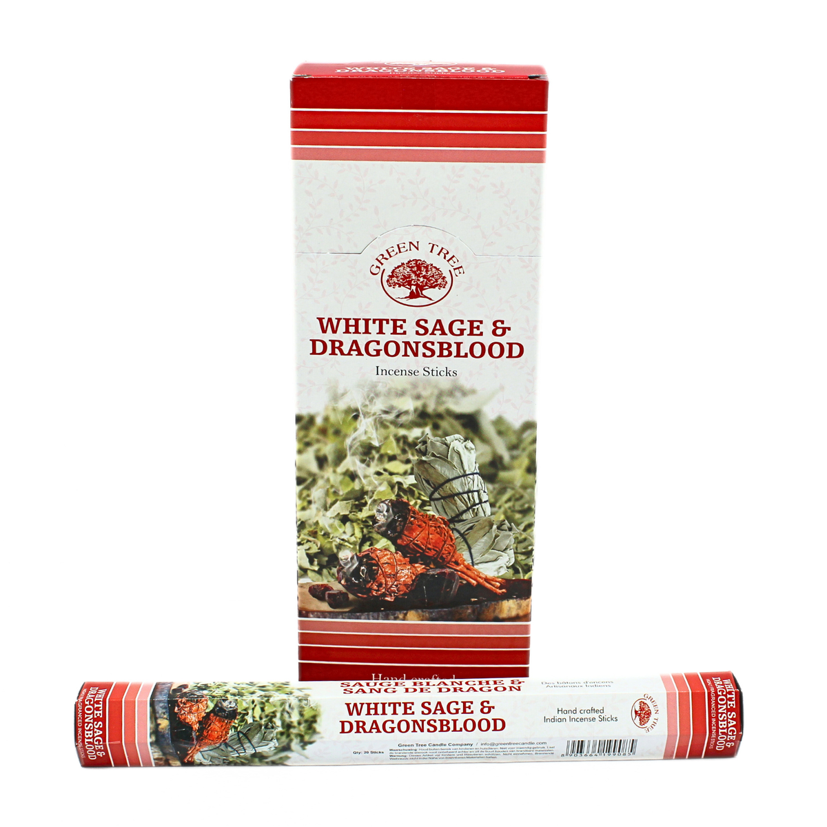Green Tree White Sage & Dragonsblood Incense