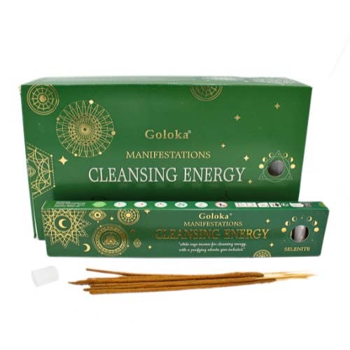 Goloka Manifestations Cleansing Energy Gemstone Incense