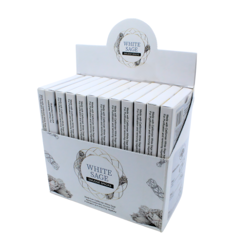 Green Tree White Sage Smudge Bricks (15 bricks with burner)