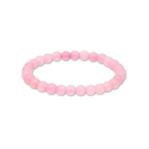 Rose Quartz beaded Bracelet 4 mm - Madagascar
