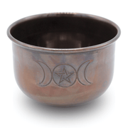 Offering Bowl Triple Moon & Star With Sand