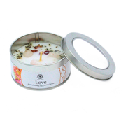 Green Tree Gemstone Candle Love Rose 70g