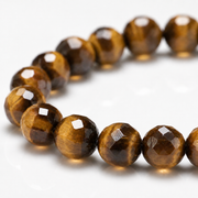 Tiger's Eye Faceted Beads Bracelet 8mm - South Africa