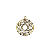 Pendant Heart Chakra Brass