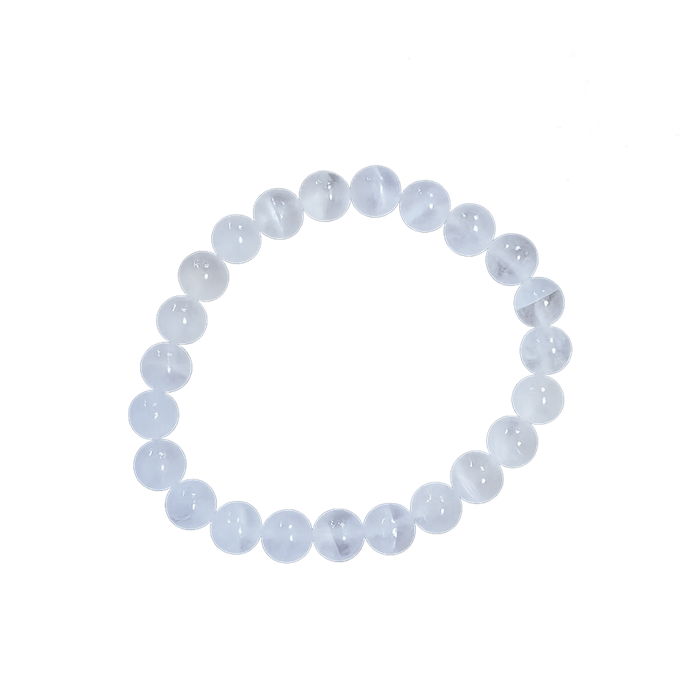 Selenite 'AA' bracelet 8mm - China