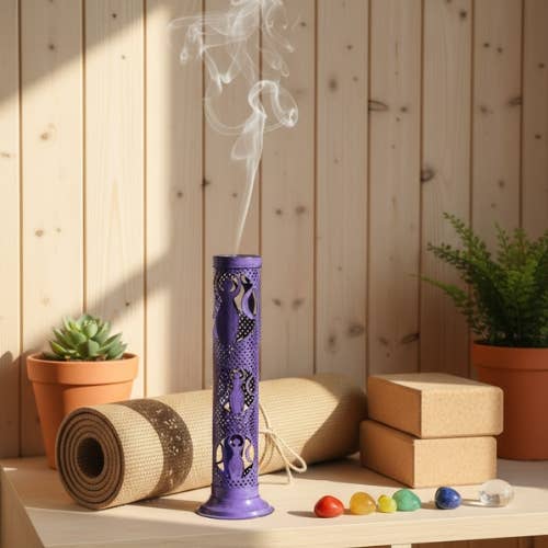 Iron Incense Tower Burner Goddess