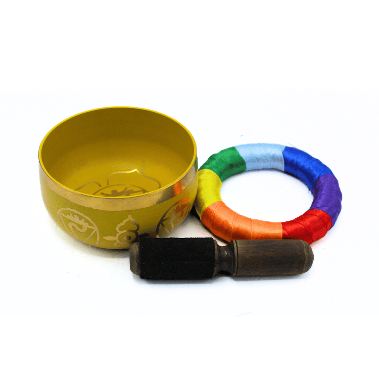 Solar Plexus Chakra Singing Bowl Yellow - 5 inch