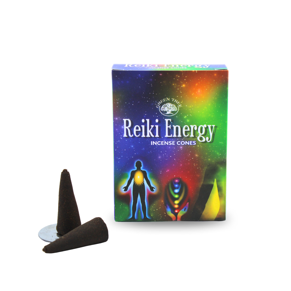 Green Tree Reiki Energy Cones (10 pieces)