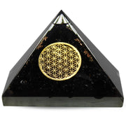 Orgonite Pyramid-Shungite-Flower Of Life 70 mm