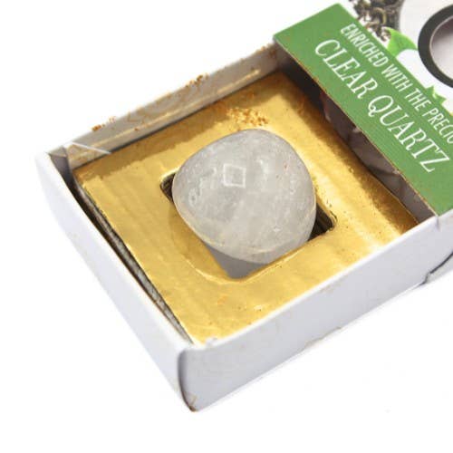 Green Tree Gemstone Incense Spiritual Balance - Clear Quartz