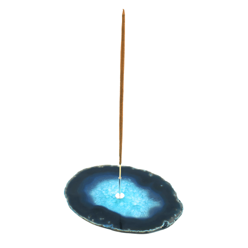 Incense holder Agate Turquoise (Green and Blue)