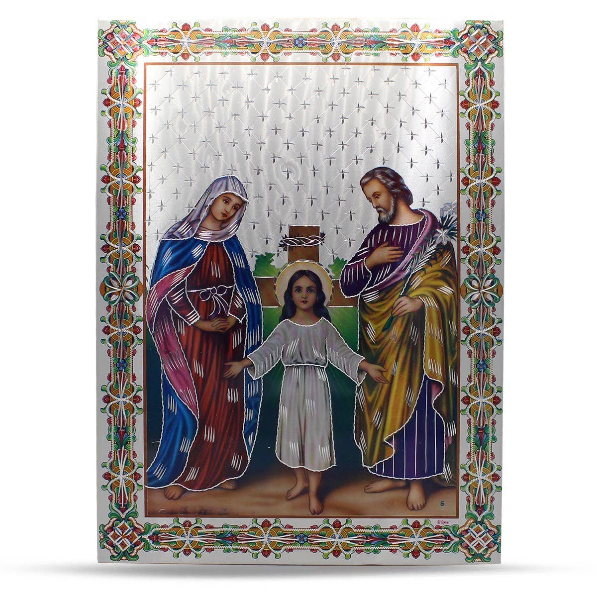 Aluminium Plate Baptism Of Jesus 21 X 30