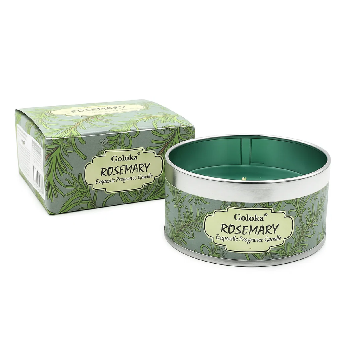 Goloka Rosemary Soya Wax Candle Tin